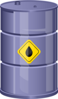 Oil barrel clipart design illustration png