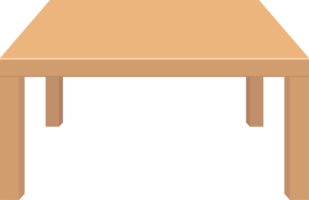 houten tafel clipart ontwerp illustratie png