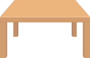 ilustração de design de clipart de mesa de madeira png