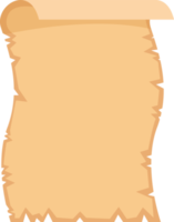 ilustração de design de clipart de rolagem de papiro png