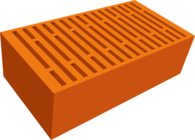 Brick for wall construction clipart illustration png