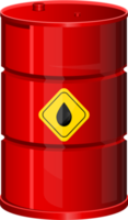 Oil barrel clipart design illustration png