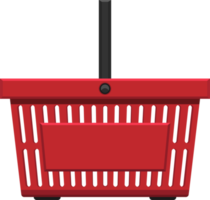 ilustração de design de clipart de cesta de supermercado png