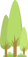 Ilustración de diseño de imágenes prediseñadas de árbol png