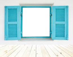 old wood window frame for background png