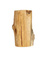 a piece of wood that has been cut dry on transparent background png file