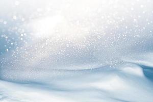 Christmas card. New Year. Background. Winter landscape. The texture of the snow photo