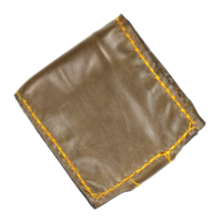 portefeuille en cuir sur fond transparent fichier png