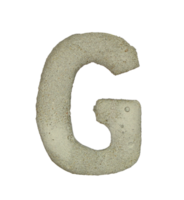 consonant letter g is used to make words on transparent background png file