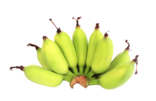 fresh banana on transparent background png file