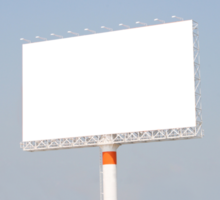 Blank billboard ready for new advertisement png