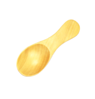 wooden spoon isolated on transparent background png file