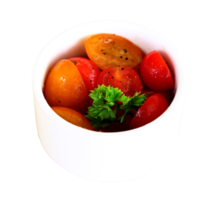 salada de tomate no arquivo png de fundo transparente