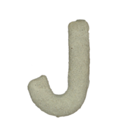 consonant letter j is used to make words on transparent background png file