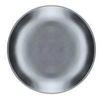 piatto nero su file png di sfondo trasparente