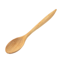 wooden spoon isolated on transparent background png file