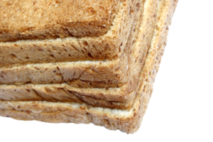 whole grain sliced bread on transparent png