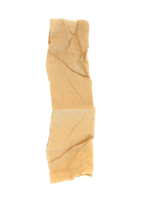 papel de seda marrón rasgado en archivo png de fondo transparente