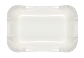 White package for cake on transparent background png file