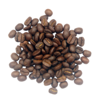 hög med kaffebönor på transparent bakgrund png-fil png