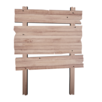 ilustração 3d de banner de outdoor de sinal de madeira retrô