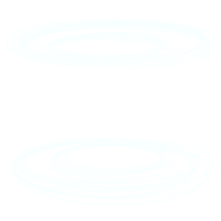 abstrakt ljus cirkel blå glöd 3d illustration png