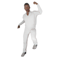 lycklig man modell avatar man modell mänsklig karaktär 3d illustration png