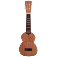 ukulele brown wood surface musical instruments for children png