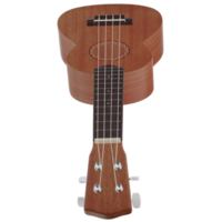 ukulele brun träyta musikinstrument för barn png