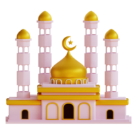 Mezquita de renderizado 3d png