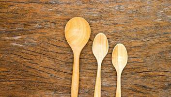 flat lay of three spoons photo