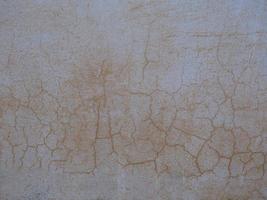 Concrete floor for plastering walls and walls to be beautiful with scratches, erosion and stains. photo