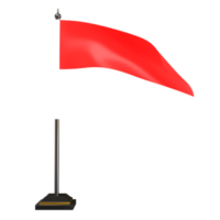 indonesische Flagge 3D-Darstellung png