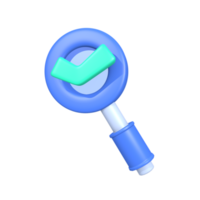 icon 3d object analysis is correct png