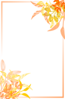 foliage frame png