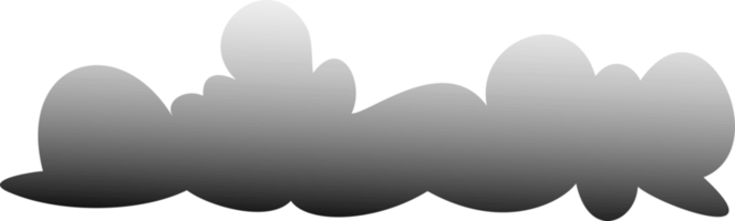 nuage noir transparent png