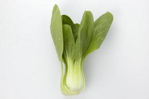 A Healthy green Vegetables isolated on white background photo