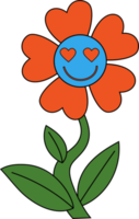 Flowerpower. Gesichts-Emoji png