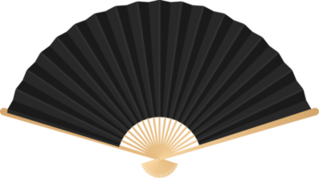 ventaglio pieghevole giapponese colorato png