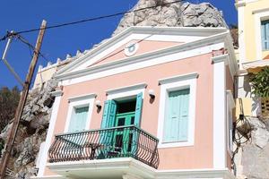 House in Symi Island, Greece photo