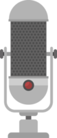 microphone dans une image clipart design plat png