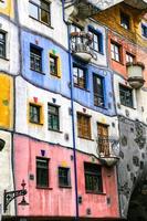 Hundertwasserhaus in Vienna, Austria photo