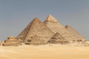 Giza Pyramid Complex in Cairo, Egypt photo