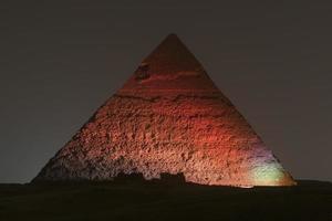 pirámide de khafre en el cairo, egipto foto