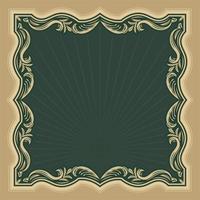 Art Nouveau Inspired Classic Background Frame vector