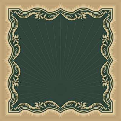 Art Nouveau Inspired Classic Background Frame