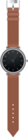 ilustración de vector de reloj de mano realista aislado sobre fondo blanco png