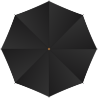zwarte paraplu vectorillustratie geïsoleerd png