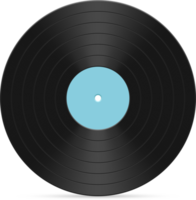 illustrazione vettoriale del disco in vinile isolata su sfondo bianco