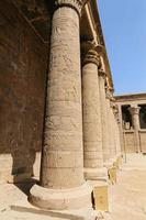 Front of Edfu Temple in Edfu, Egypt photo